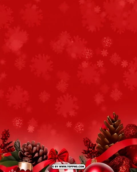 Dark Red Christmas Banner For Your Christmas Marketing PNG Transparent Background