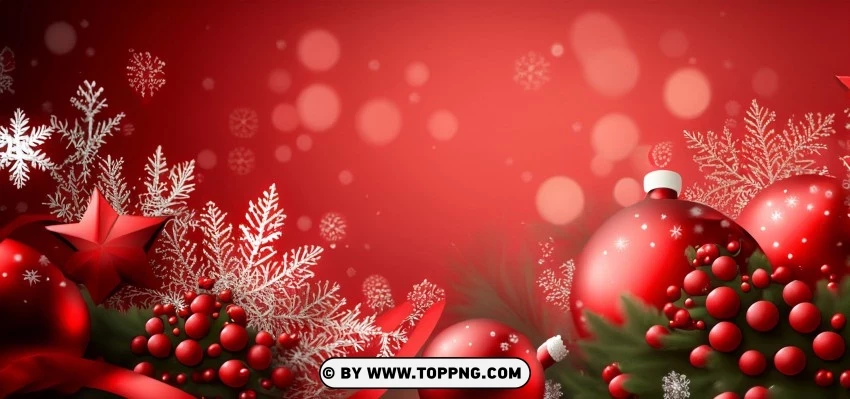 Dark Red Christmas Sleigh 4k Wallpaper PNG Transparent Background