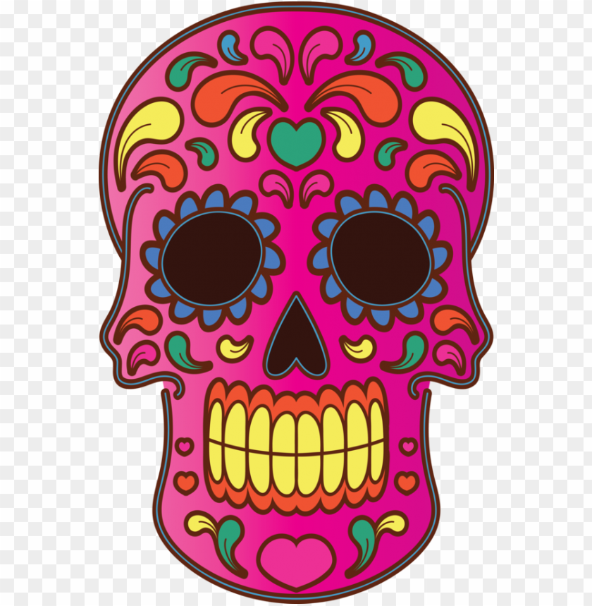 sugar skull, Dia de los Muertos, colorful design, Mexican culture, decorative art