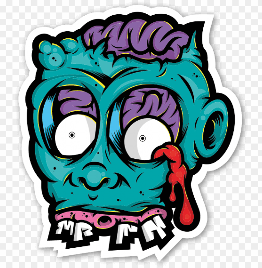 horror, sticker, mind, travel stickers, dangerous, head, set