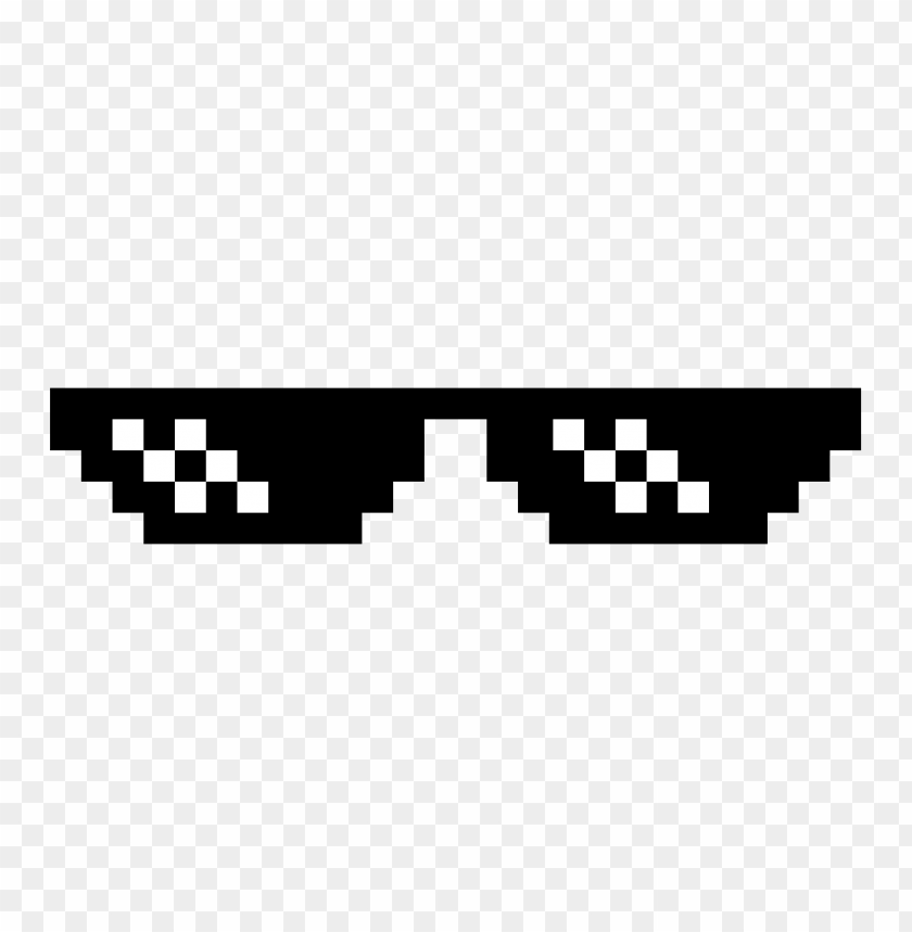 Deal With It Glasses PNG Transparent Background