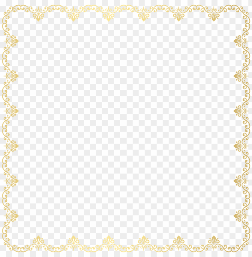 deco frame border transparent