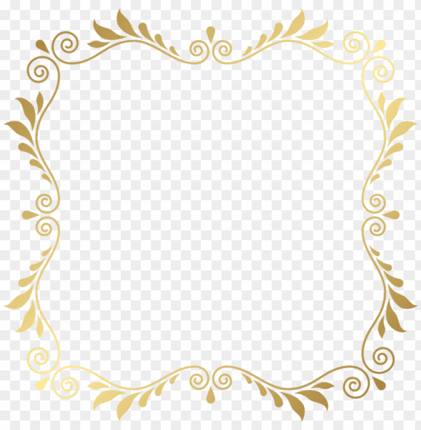 decorative frame border transparent