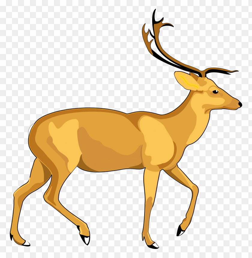 animal, cartoon, character, illustration, clipart, vector, deer