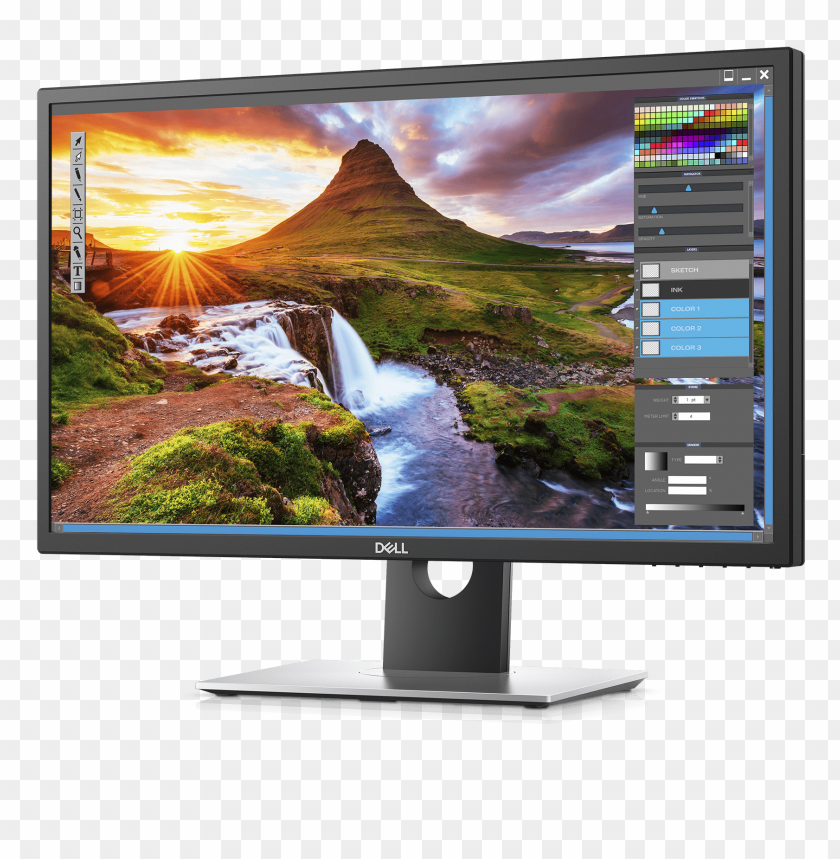 dell computer monitor png, monitor,dell,png,computer