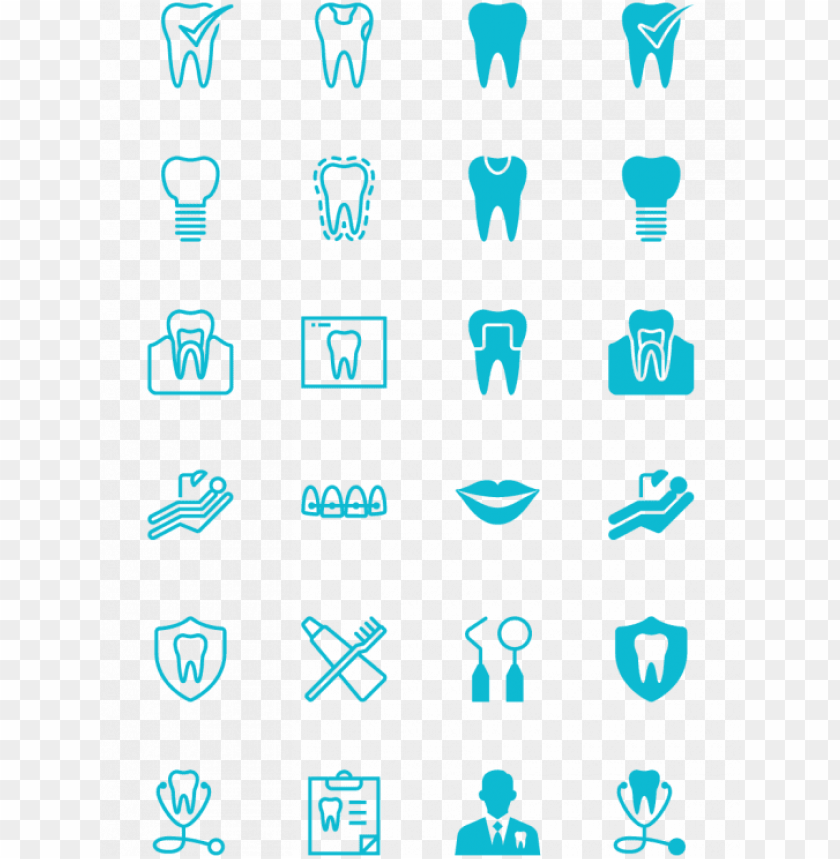 tooth, isolated, logo, collection, dentist, television set, background