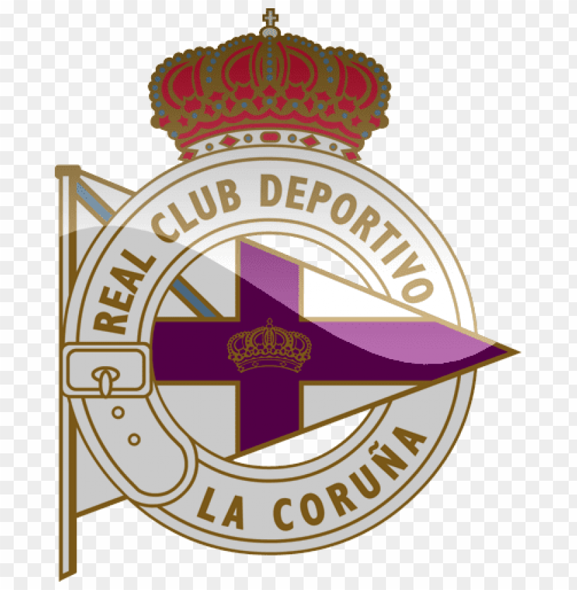 deportivo, la, coruna, logo, png