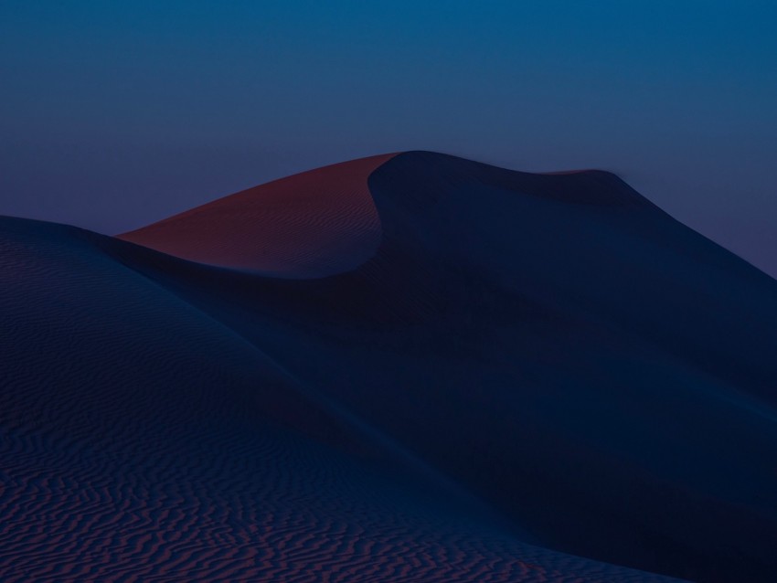 desert, hill, dusk, sand, dunes