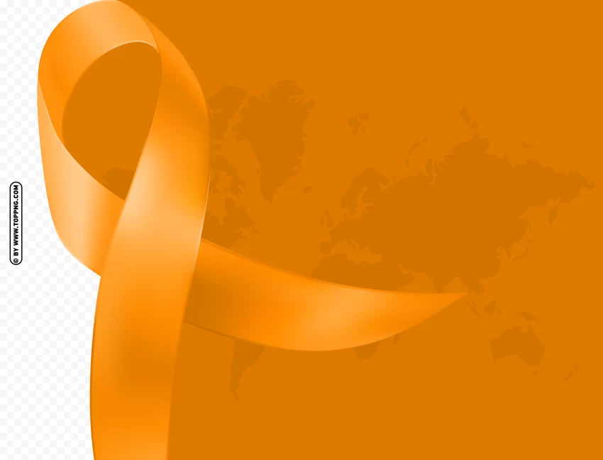 Design Of Appendix Cancer Template With Ribbon PNG Transparent Background