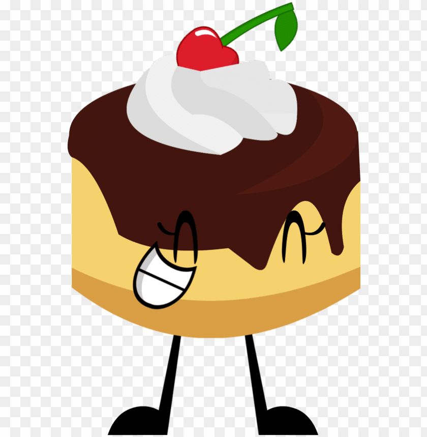 dessert, cake, chocolate, whipped cream, cherry, sweet treat, food character