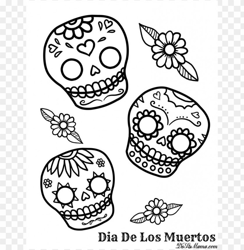 dia de los muertos skull coloring pages colored, pages,losmuertos,los,page,colore,coloringpage