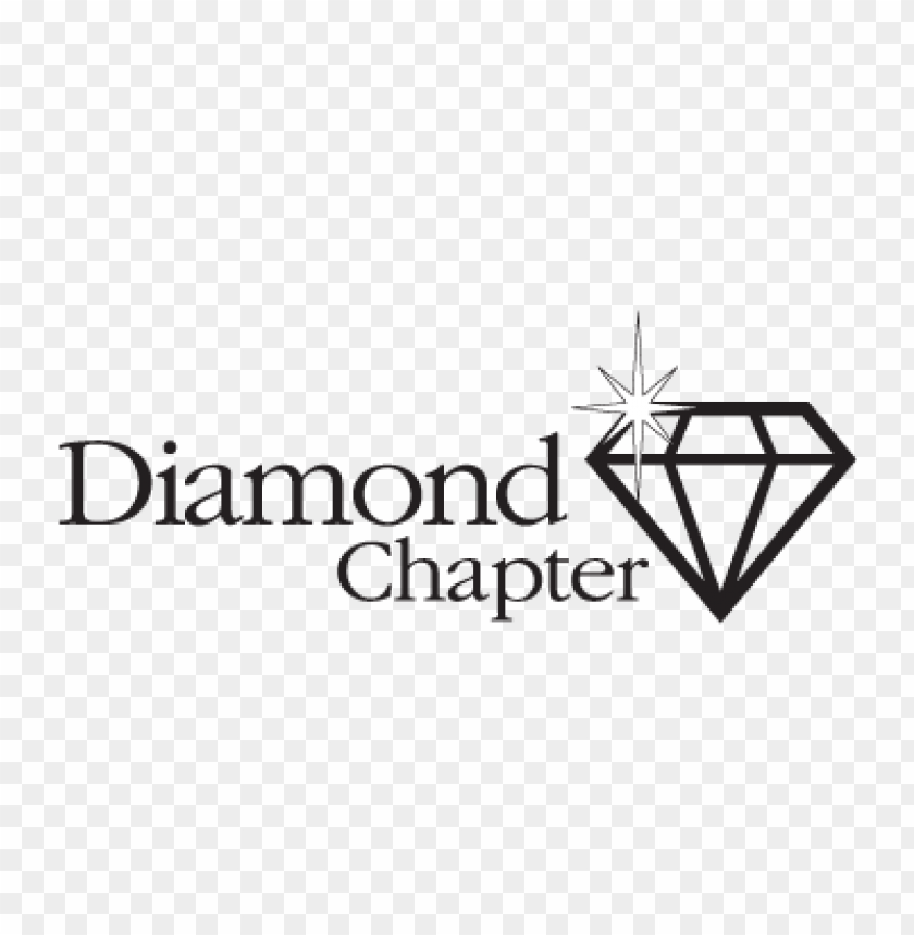 Diamond Chapter Logo Vector Free PNG Transparent Background