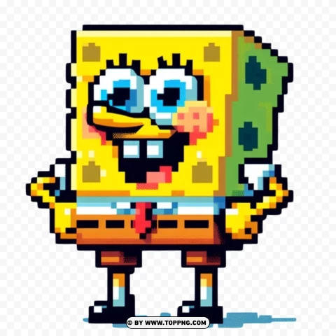 dibujos pixelados,   Pixel art, spongebob,pixelados,   art,   pixel,   game