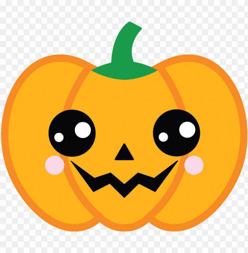 Dibujos Kawaii Calabaza Kawaii PNG Transparent Background