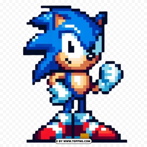 Dibujos Pixelados De Sonic PNG Transparent Background