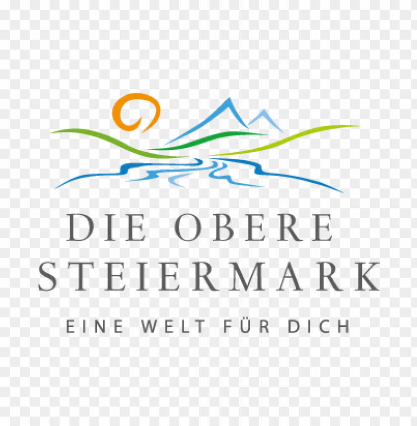 Obere Steiermark, logo design, tourism region, nature landscape, Austria travel