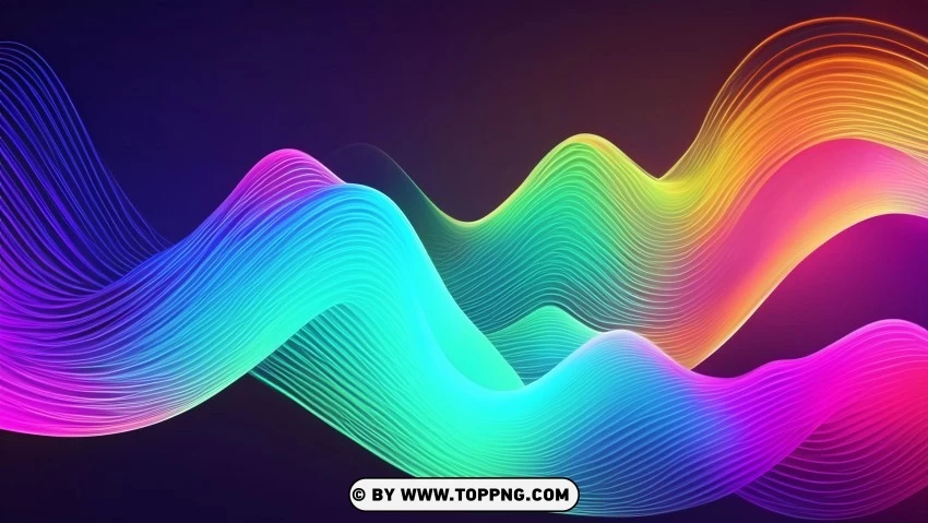 abstract, wave, background, colorful, rainbow, gradient, lines