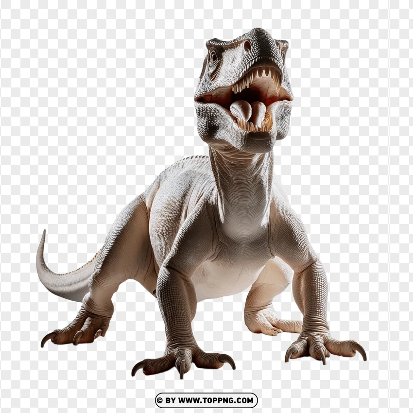 Single Tyrannosaurus Dinosaur In A Standing Pose PNG Transparent Background