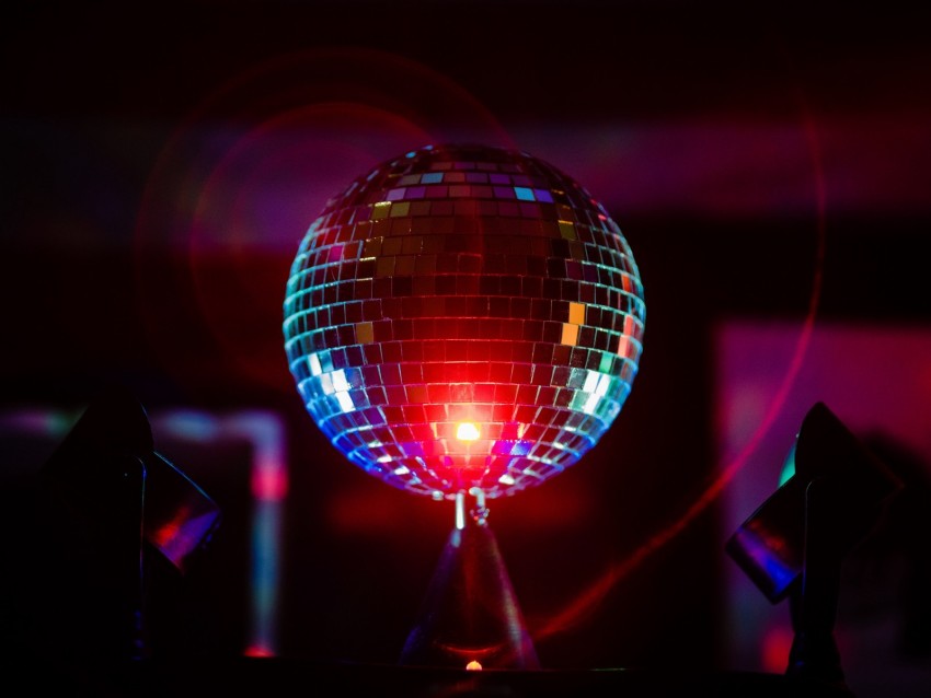 Disco Ball Laser Led Glare Bright Background