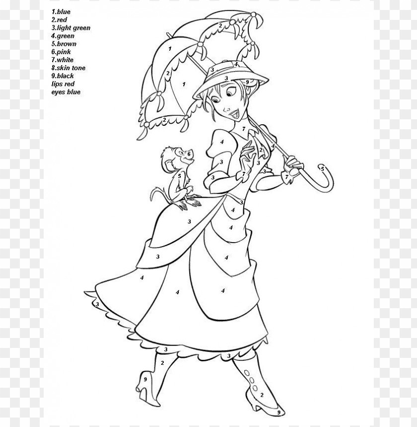 disney color by number coloring pages, disney,coloringpages,page,coloringpage,number,color