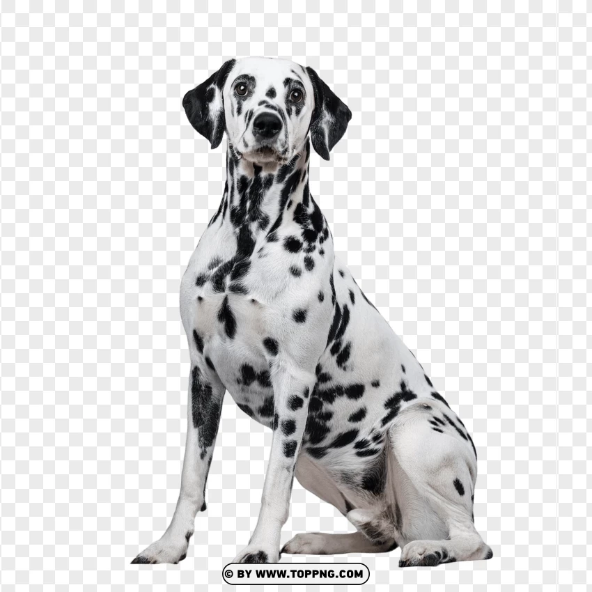 Pair Of Dalmatian Dogs PNG Transparent Background