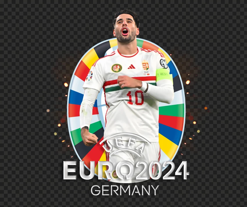 Dominik Szoboszlai Hungarian Player In Uefa Euro 24 PNG Transparent Background