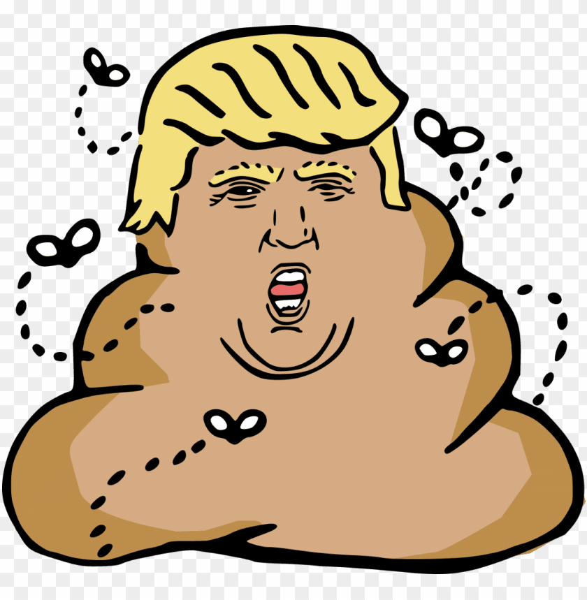 donald trump, emoticon, poo, happy, clinton, emotion, toilet