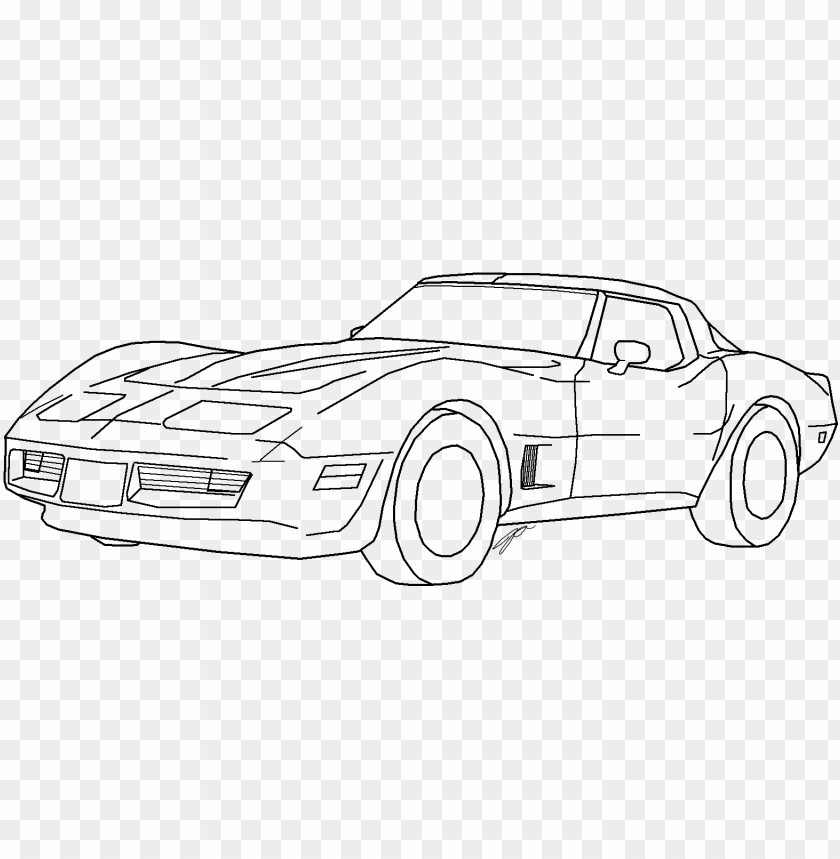 corvette, corvette logo, page border, page curl, download button, page break