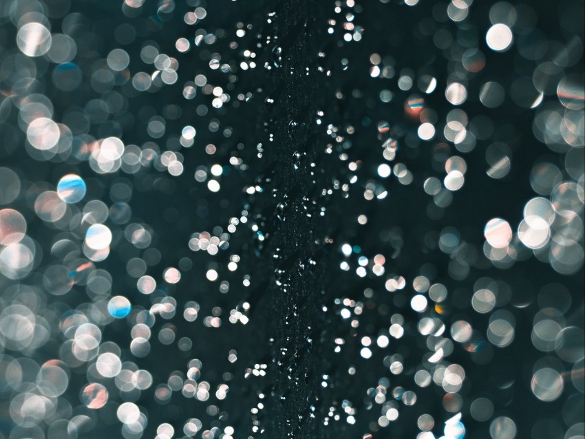 drops, glare, bokeh, blur, wet