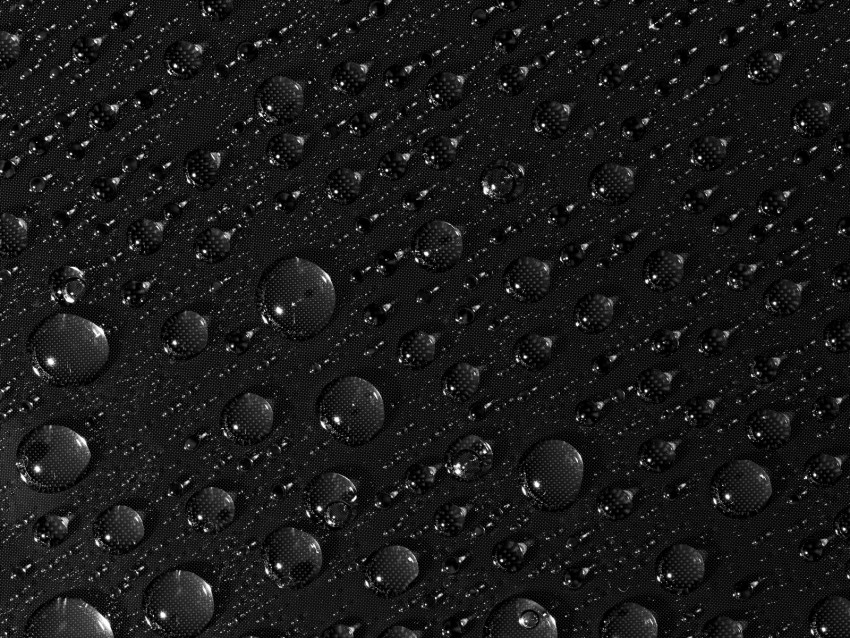 Drops Surface Macro Liquid Bw Background