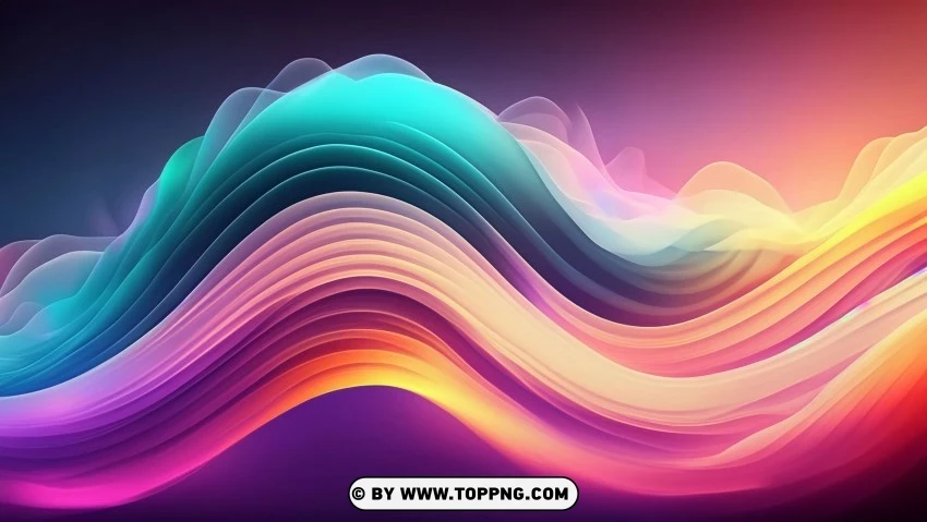 abstract, wave, background, colorful, rainbow, gradient, lines