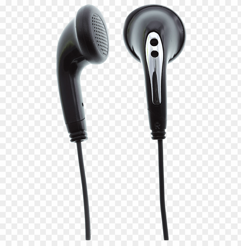 Earbuds PNG, audio accessory, wired, object