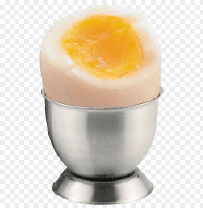 kitchenware, eggcups, egg in metal egg cup, 