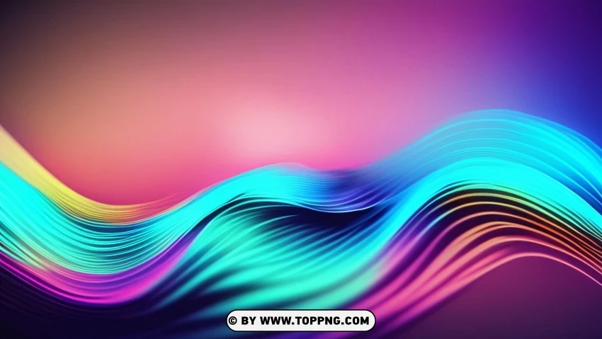 Energetic Dynamic Waves In Motion 4k Wallpaper PNG Transparent Background