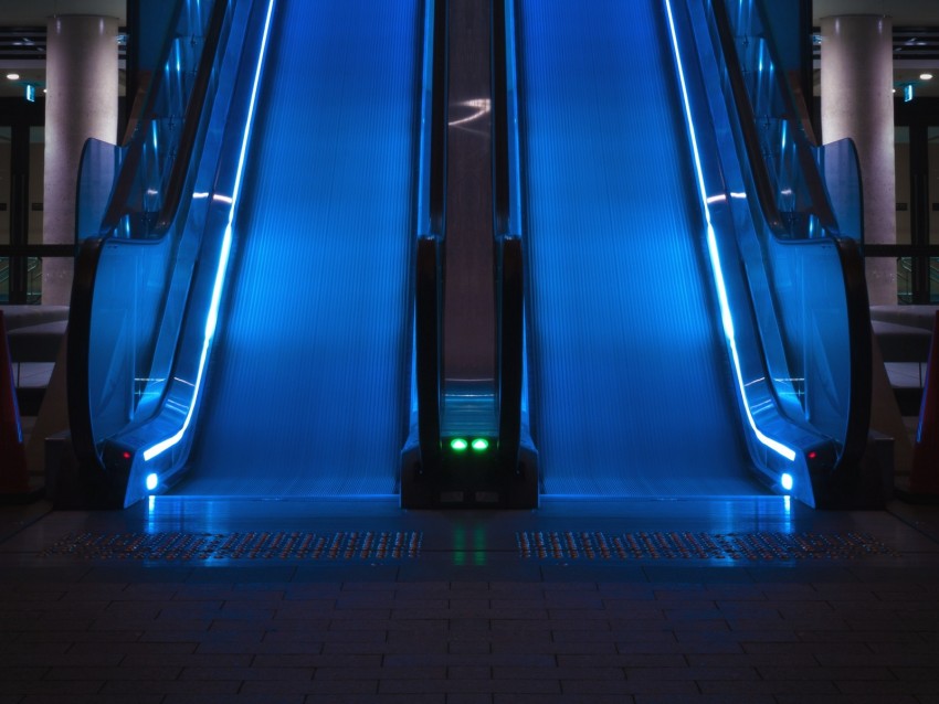 Escalator Lighting Room Design Background