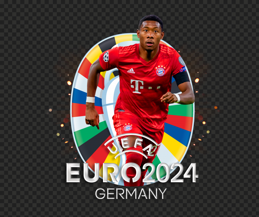 Euro 2024 David Alaba Austrian Footballer PNG Transparent Background