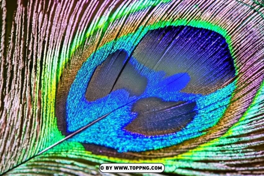 Explore The Beauty Of Peacock Feathers Free Photo On Textured PNG Transparent Background