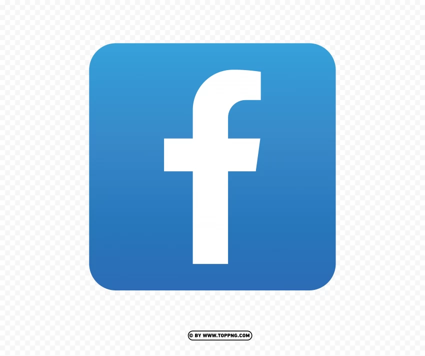 Facebook Logo Icon For Business Cards PNG Transparent Background