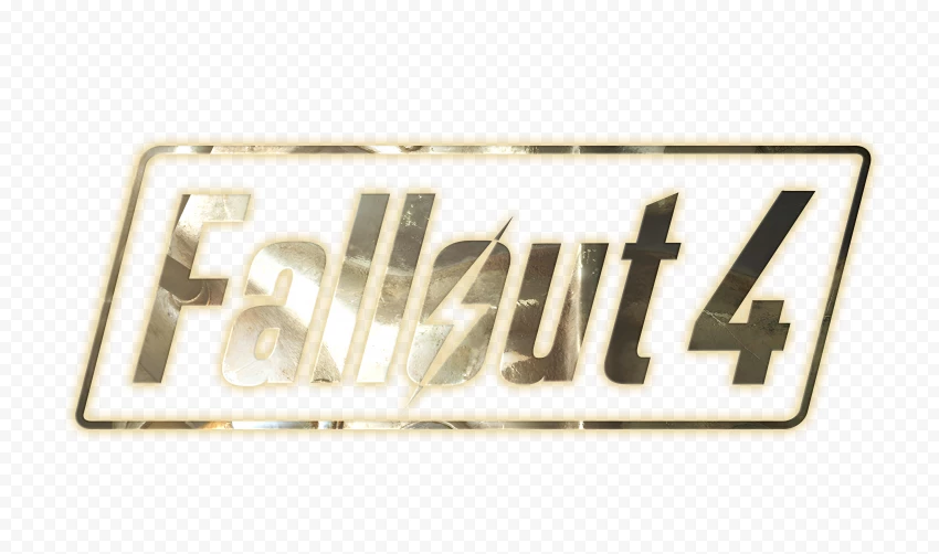 Fallout 4 Iron Logo For Survival Game PNG Transparent Background