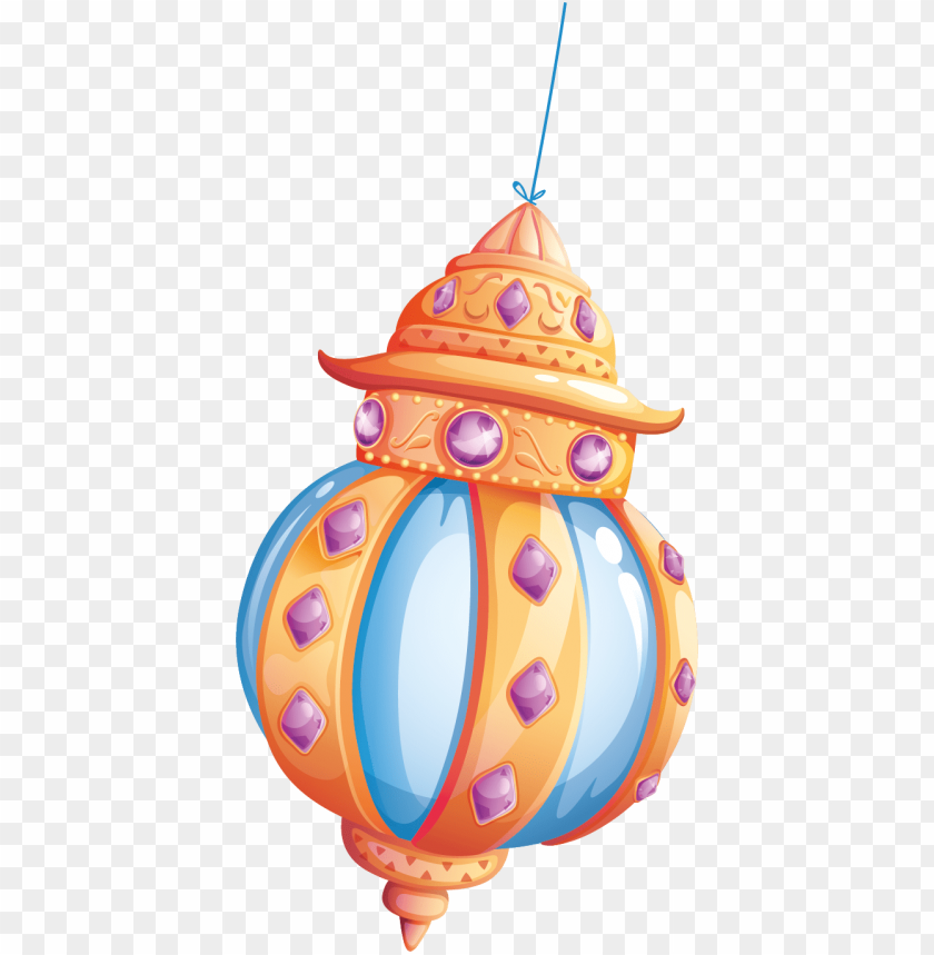 Lantern, Pink and Blue Decorative Lantern PNG, festive, traditional