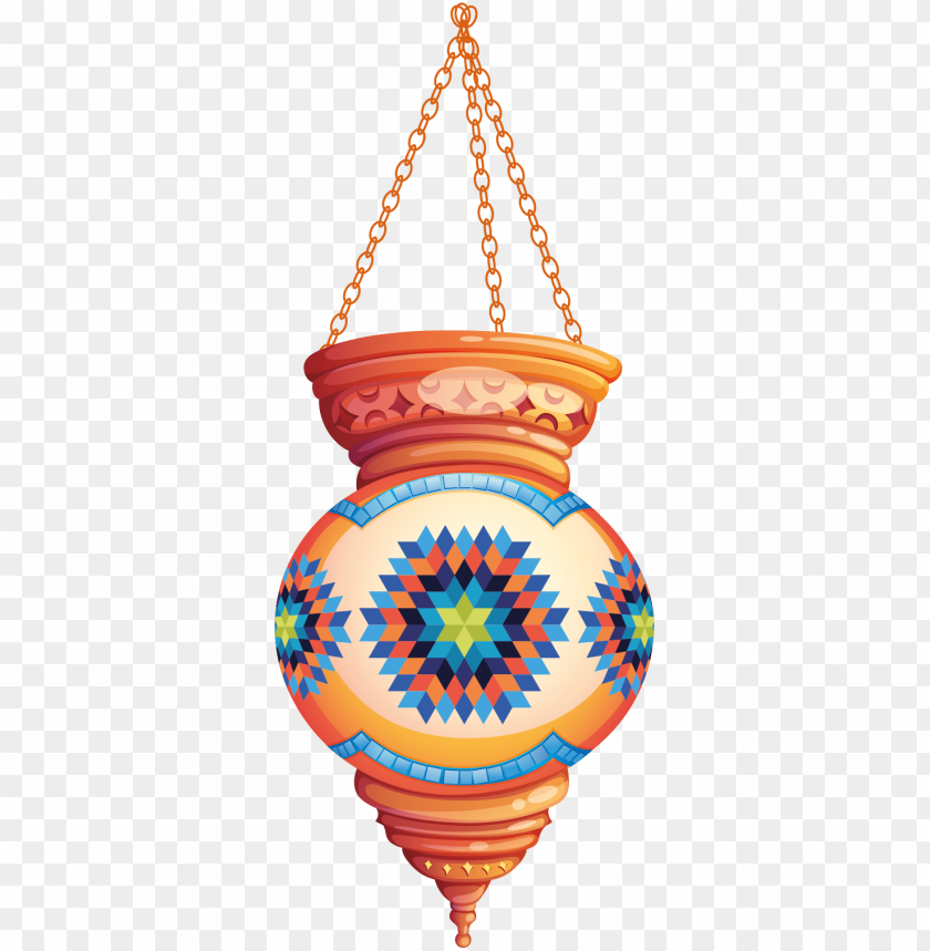 Lantern, Red and Blue Hanging Lantern PNG, traditional, decorative