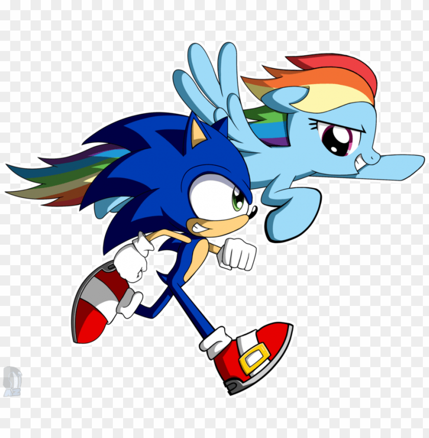 fastest friends forever by az derped unrn - sonic unrnio, unicornio