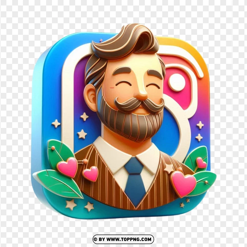 Instagram Logo,  Instagram Symbol,Father day,Icon, Vector, Media, Symbol