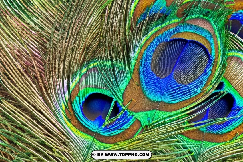 Feather Detail Close-up Free Photo Of Peacock Feather On Textured PNG Transparent Background