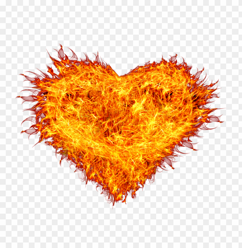 nature, fire, flame, heart