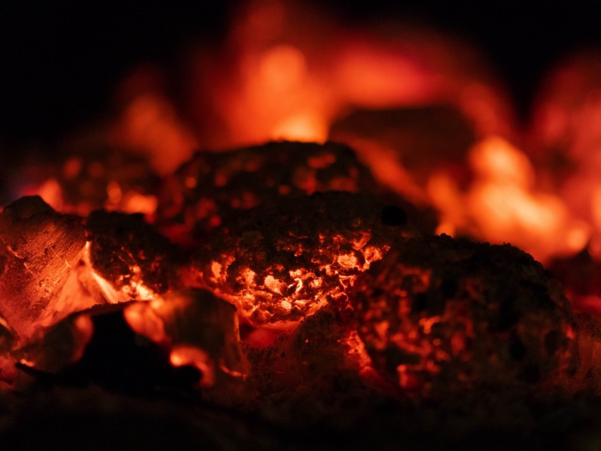 fire, macro, ash