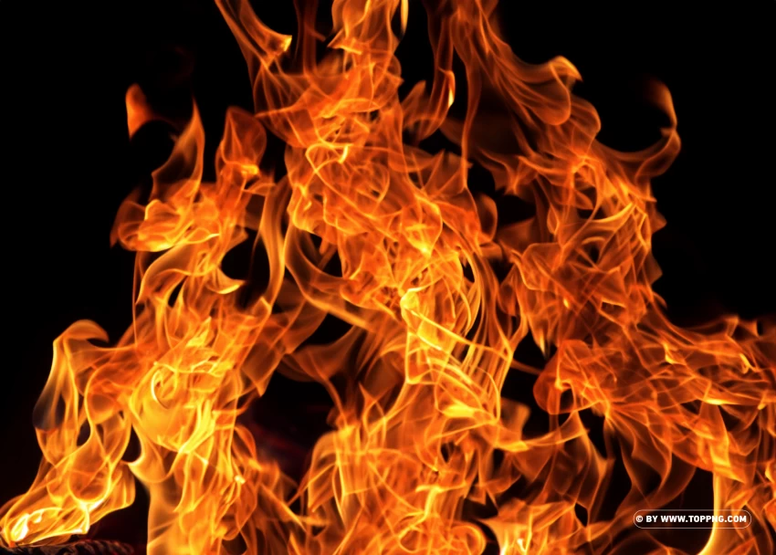 Flame Frenzy An Eclectic Mix Of Burning Passion And Radiant Light PNG Transparent Background