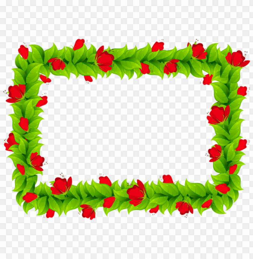 floral border frame