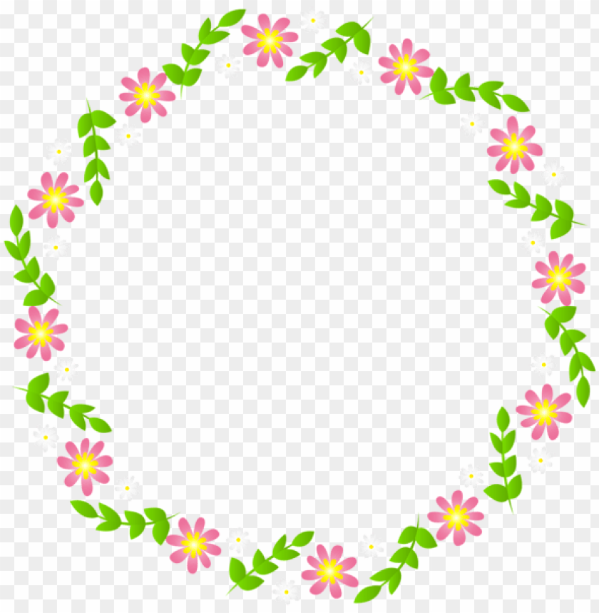 floral wreath, pink flowers, green leaves, nature design, botanical frame, decorative flowers, spring decor