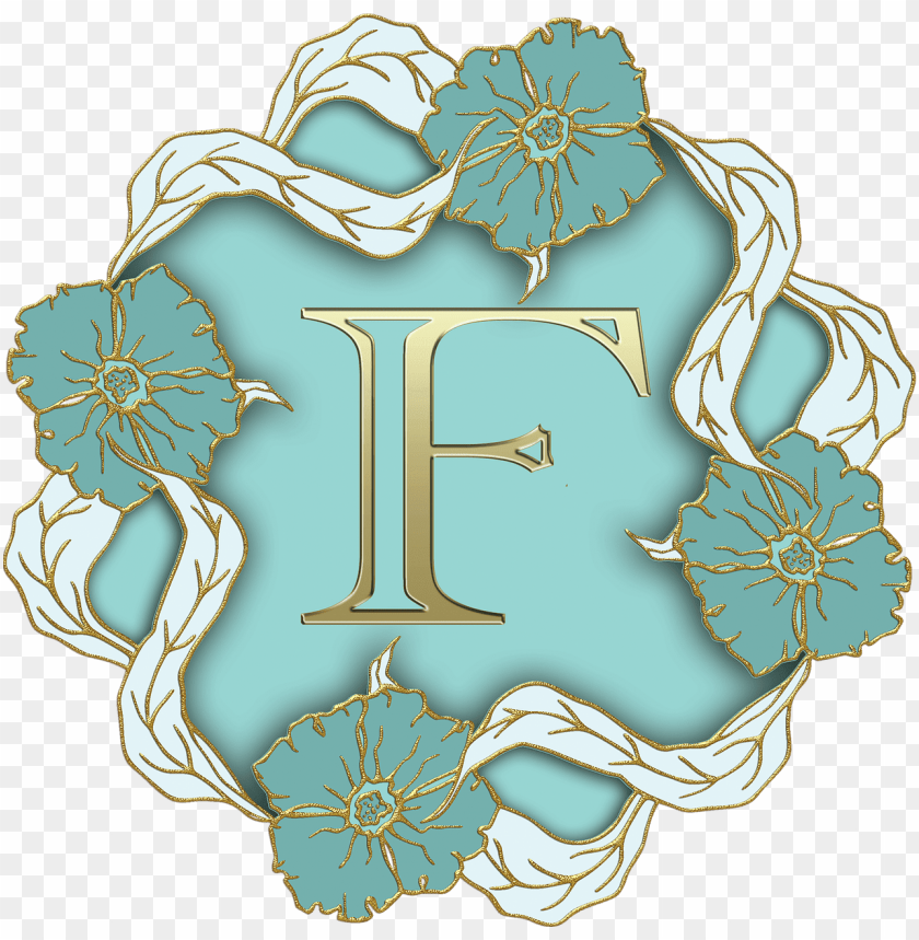 miscellaneous, alphabet, flower theme capital letter f, 